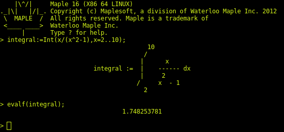 Maple document